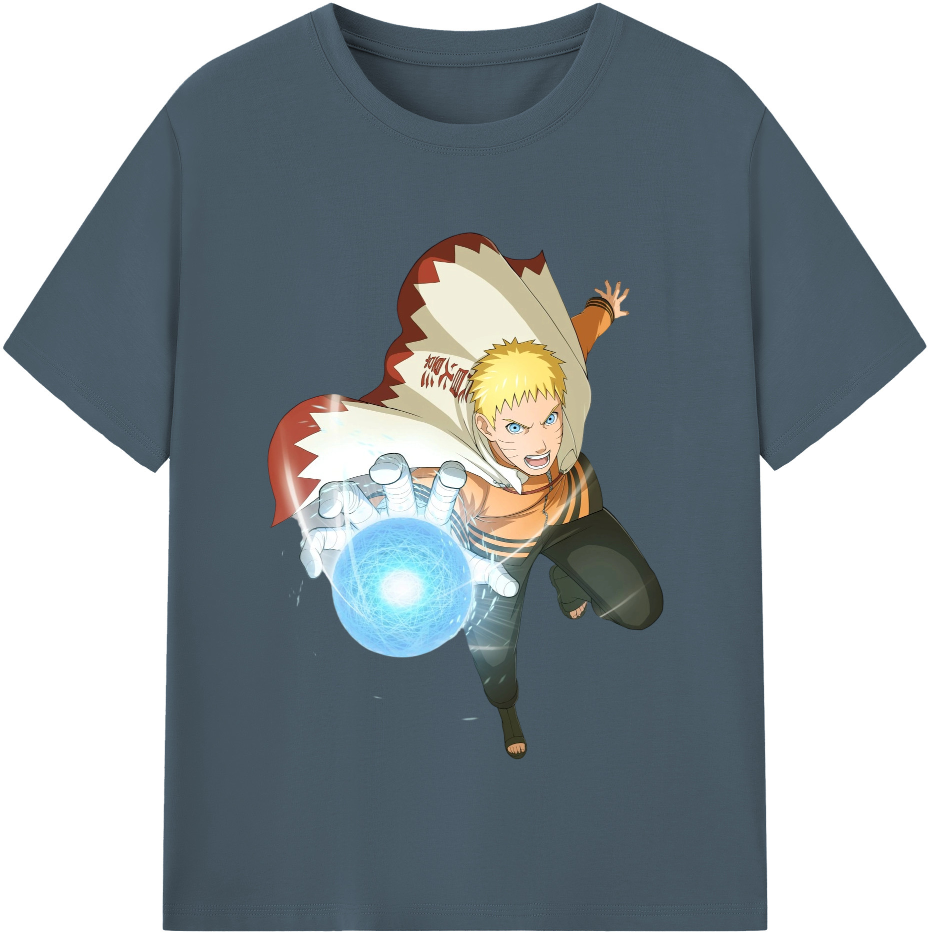 （画像用） NARUTO -ナルト- うずまき ナルト Uzumaki Naruto 綿100％半袖Tシャツ（フロントプリント）